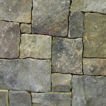 Ashlar Fieldstone Wall Installation