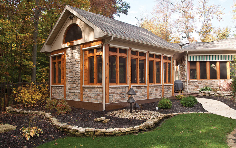 Dutch Quality WHITE VEIN LIMESTONE/ TAN WEATHER LEDGE Blend Installation