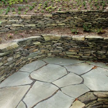 Thin Drystack Wall Installation