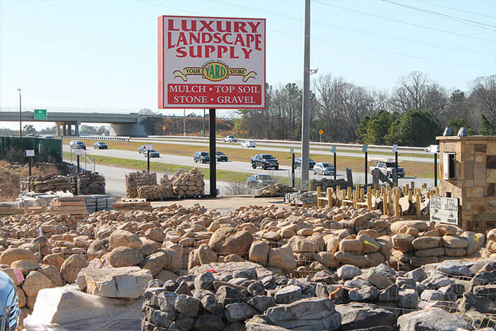 Landscaping supply store