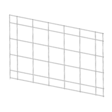 Horizontal Grid 28 ⅜ x 42 ½ Can be installed horizontally and vertically.